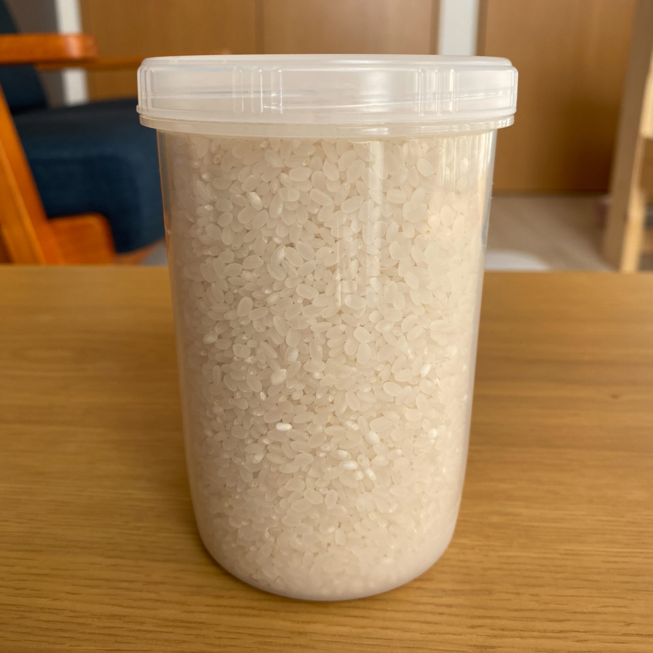 プラ容器の米びつ