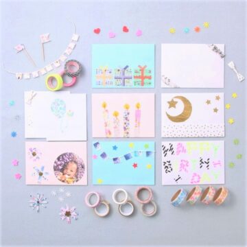 メッセージカードをマスキングテープで彩る可愛い手作りアイデア8選