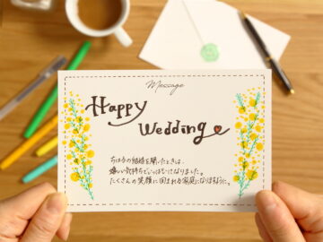 結婚式のゲストカードをおしゃれに彩る手書きイラストアイデア集