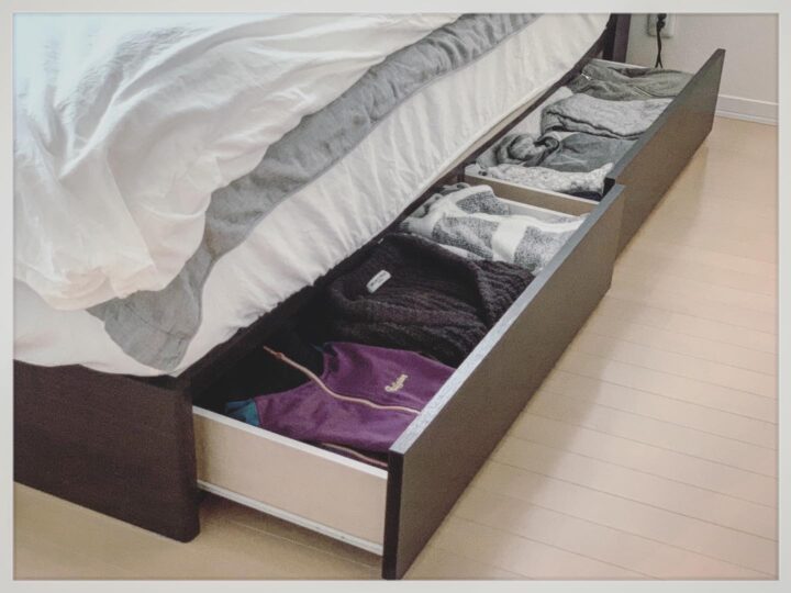 暮らしを快適にするベッド下収納のアイデア・インテリアをご紹介！の画像