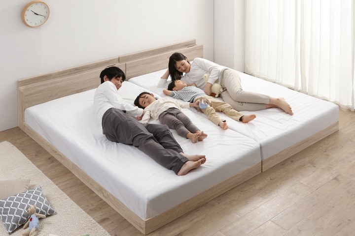 4人家族に合うベッドのサイズとは？おすすめの連結ベッド15選も紹介！